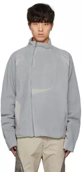 Серая куртка со вставками Hyein Seo