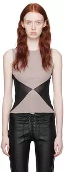 Серая майка Sasha Miaou