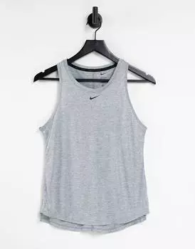 Серая майка стандартного кроя Nike Training One Dri-FIT