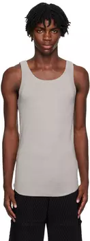 Серая майка в рубчик ATTACHMENT