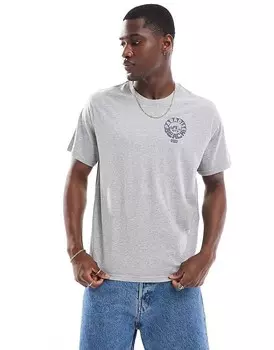 Серая меланжевая футболка повседневного кроя Levi's – с пляжным логотипом