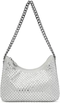 Серая мини-сумка через плечо Hotflix Stella McCartney