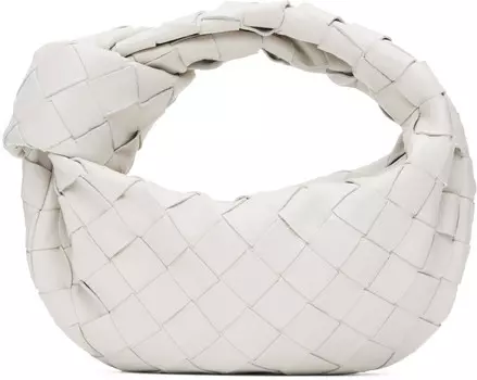 Серая мини-сумка Jodie с верхней ручкой Bottega Veneta