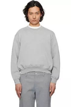 Серая мини-толстовка с круглым вырезом Lady White Co.