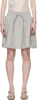 Серая мини-юбка Stella BELLE