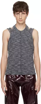 Серая многослойная майка GmbH