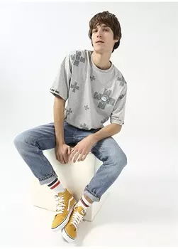 Серая мужская футболка Boyner