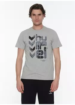 Серая мужская футболка Hummel