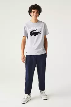 Серая мужская футболка Lacoste, серый