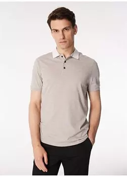 Серая мужская футболка-поло 4BX482420001 Beymen Business, серый