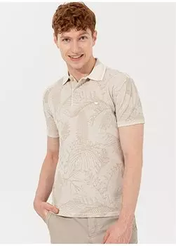 Серая мужская футболка-поло с воротником-поло ARANG U.S. Polo Assn., серый