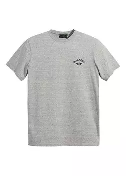 Серая мужская футболка с круглым вырезом A1103-0131 Dockers, серый