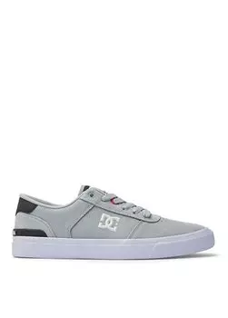 Серая мужская кожаная повседневная кроссовки ADYS300739-GYB TEKNIC S Dc Shoes, серый