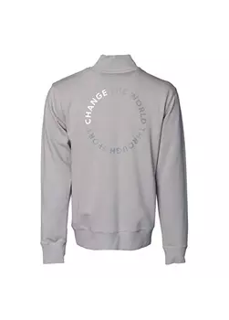 Серая мужская куртка на молнии Hummel