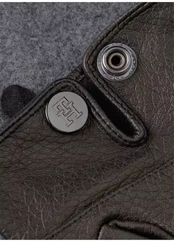 Серая мужская перчатка Tommy Hilfiger