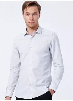 Серая мужская рубашка Altnyldz Classic