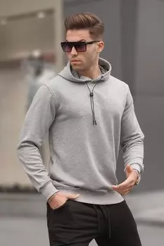 Серая мужская толстовка 5334 MADMEXT