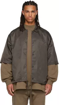 Серая нейлоновая рубашка Essentials