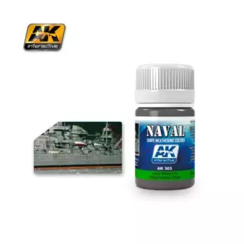 Серая окраска для кораблей Кригсмарине, Weathering (AK-Interactive)