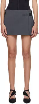 Серая плиссированная мини-юбка HYEIN SEO