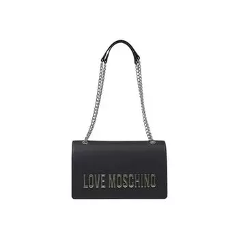 Серая полиэтиленовая сумка LOVE MOSCHINO