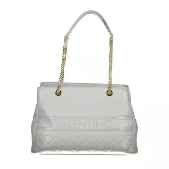 Серая полиэтиленовая сумка Valentino Bags, серый