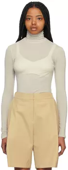 Серая полупрозрачная водолазка AMOMENTO