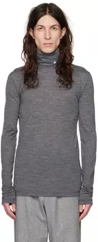 Серая полупрозрачная водолазка Jil Sander