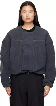 Серая пушистая куртка Entire Studios