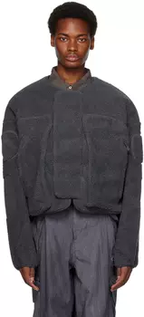 Серая пушистая куртка Entire Studios