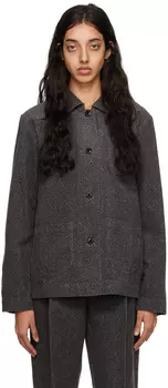 Серая рабочая куртка YMC