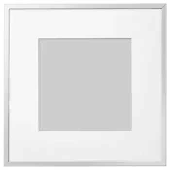 Серая рамка, алюминий, 32x32 см, LOMVIKEN IKEA