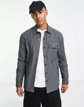 Серая рубашка Barbour International Bolt