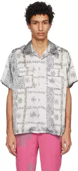 Серая рубашка на пуговицах NEEDLES