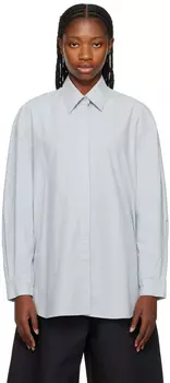 Серая рубашка оверсайз AMOMENTO