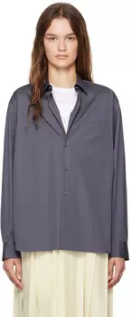 Серая рубашка с накладным карманом Comme des Garcons Shirt