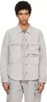 Серая рубашка с парашютом NEMEN