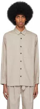 Серая рубашка с защипами rito structure