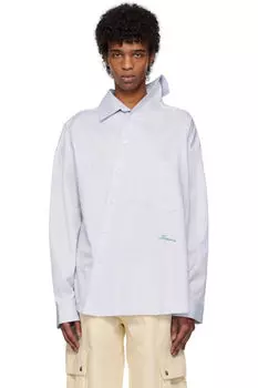 Серая рубашка «The Cuadro» JACQUEMUS