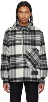 Серая рубашка в клетку We11done