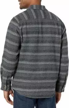 Серая рубашка в полоску из твила Forrest Pendleton