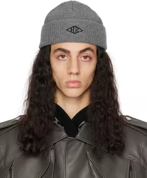 Серая шапка-бини Han Kjobenhavn