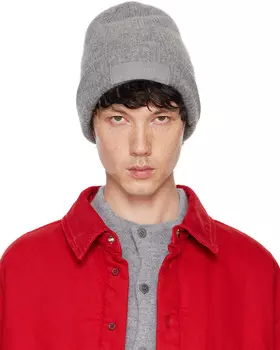 Серая шапка-бини La Casa 'Le bonnet Gros Grain' JACQUEMUS, темно-серый