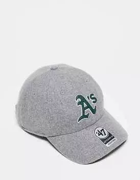 Серая шерстяная кепка 47 Brand Oakland Athletics