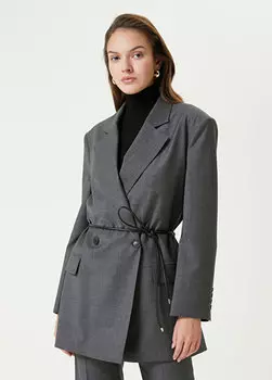 Серая шерстяная куртка Beymen