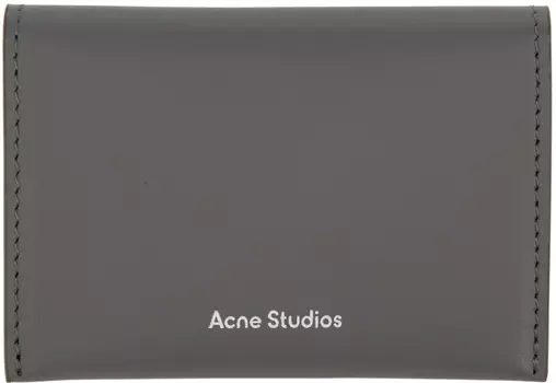 Серая складная визитница Acne Studios
