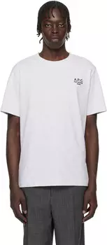 Серая стандартная футболка «Rue adame» A.P.C., Heather grey