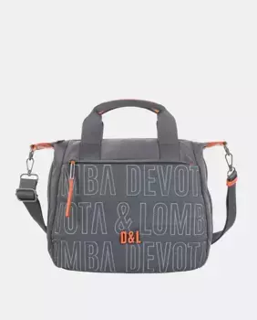 Серая сумка через плечо Border Devota & Lomba