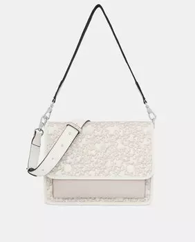 Серая сумка через плечо Kaos Mini Evolution с клапаном Tous, серый