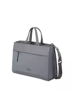 Серая сумка через плечо на молнии Samsonite, серебро